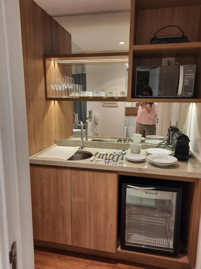 Loft Com Piscina, Academia, 100 Metros Do Metro Lejlighed São Paulo Eksteriør billede